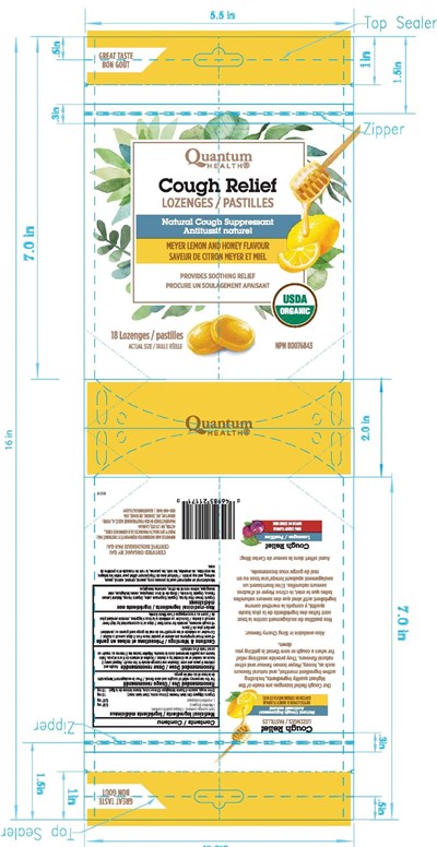 Label (Lemon Honey Flavor (antitussif))